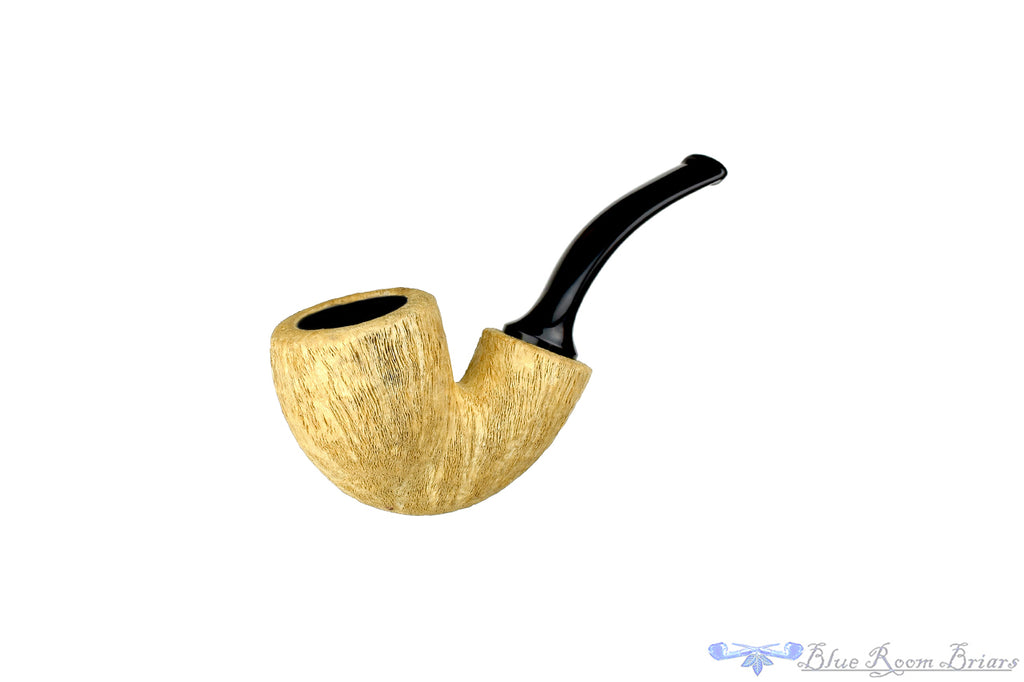 Blue Room Briars is proud to present Benjamin Westerheide Pipe 1/2 Bent Natural Driftwood Reverse Calabash