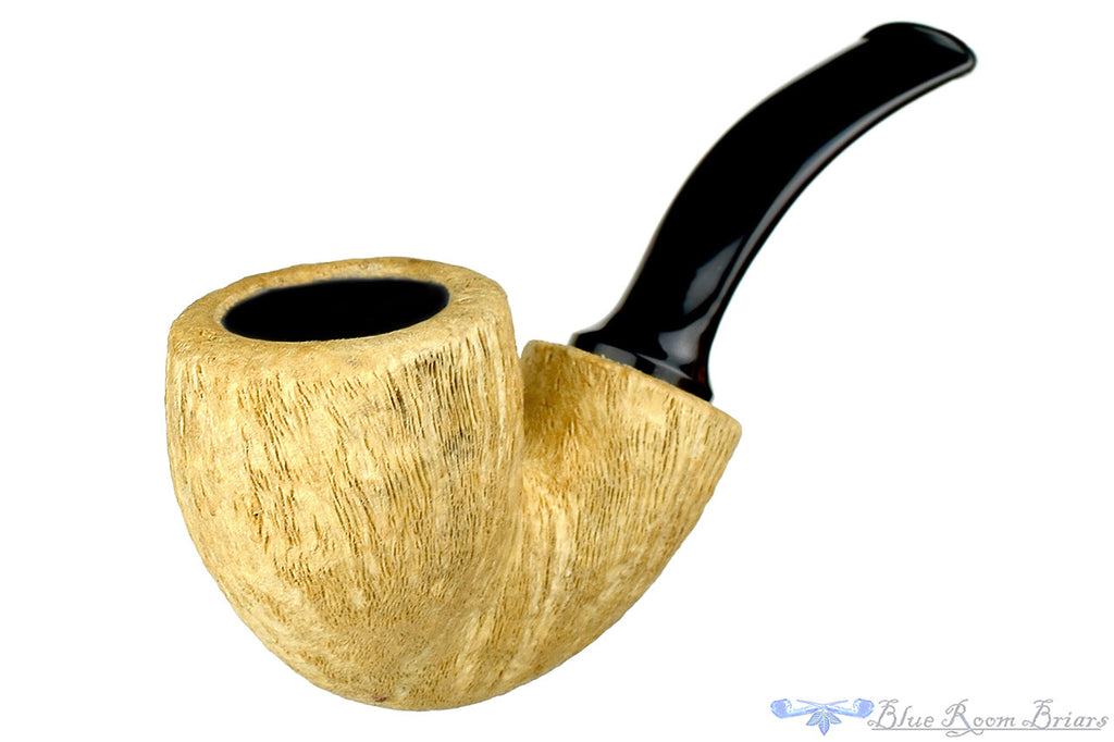 Blue Room Briars is proud to present Benjamin Westerheide Pipe 1/2 Bent Natural Driftwood Reverse Calabash