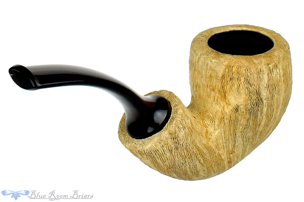 Blue Room Briars is proud to present Benjamin Westerheide Pipe 1/2 Bent Natural Driftwood Reverse Calabash