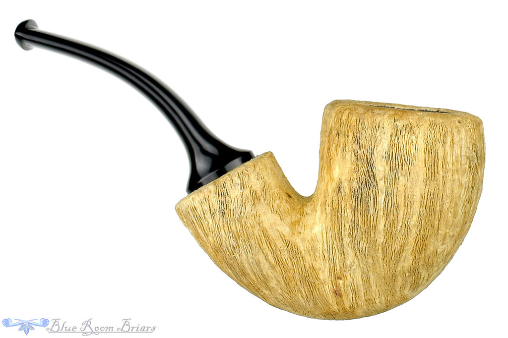 Blue Room Briars is proud to present Benjamin Westerheide Pipe 1/2 Bent Natural Driftwood Reverse Calabash