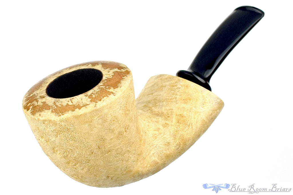 Blue Room Briars is proud to present this Benjamin Westerheide Pipe 1/4 Bent Blonde Driftwood Wide Shank Dublin with Brass