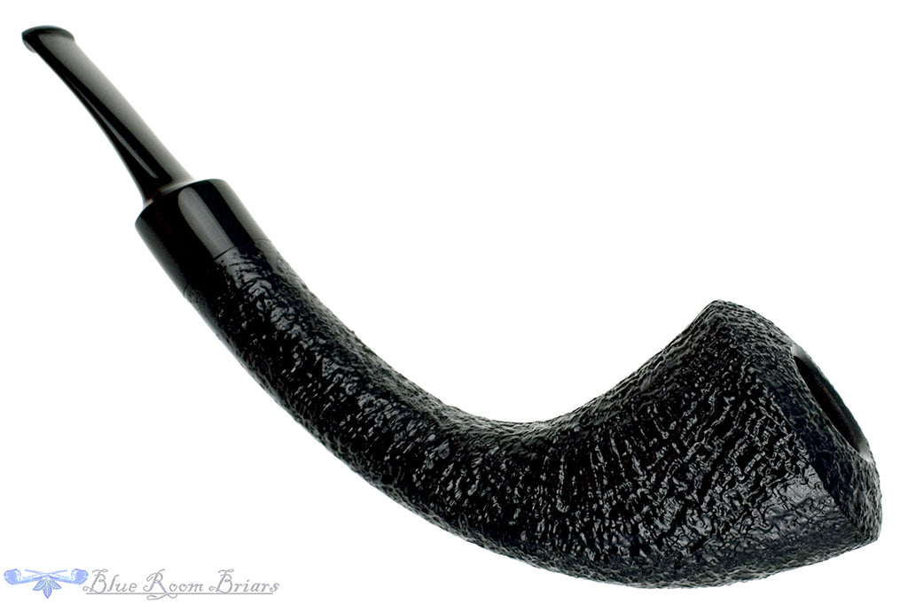 Blue Room Briars is proud to present this Clark Layton Pipe Long Shank Black Blast Horn