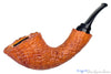 Blue Room Briars is proud to present this Clark Layton Pipe Sandblast Freehand Horn with Plateaux