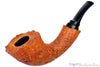 Blue Room Briars is proud to present this Clark Layton Pipe Sandblast Freehand Horn with Plateaux