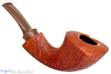 Blue Room Briars is proud to present this Clark Layton Pipe Sandblast Panel Horn with Plateau