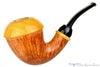 Blue Room Briars is proud to present this Sergey Cherepanov Pipe Briar Calabash with Boxwood