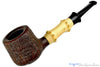 Blue Room Briars is proud to present this Joe Hinkle Pipe Sandblast Pot with Bamboo