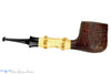 Blue Room Briars is proud to present this Joe Hinkle Pipe Sandblast Pot with Bamboo
