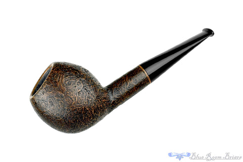 Charl Goussard Pipe Black Blast Apple with Warthog Tusk