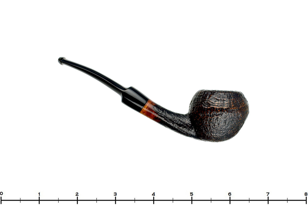 Erik Nielsen Pipe Grade D 1/2 Bent Sandblast Rhodesian