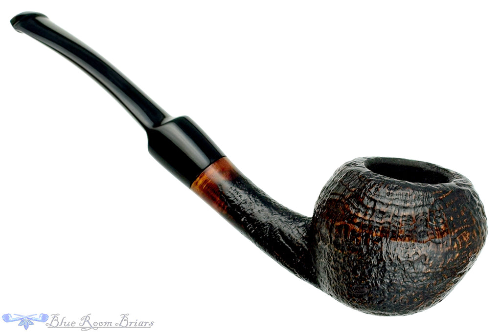 Erik Nielsen Pipe Grade D 1/2 Bent Sandblast Rhodesian