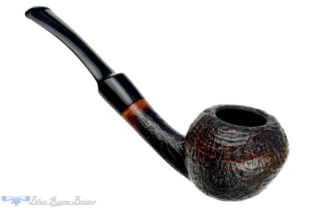 Erik Nielsen Pipe Grade D 1/2 Bent Sandblast Rhodesian