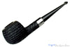 Blue Room Briars is proud to present this Brian Madsen Pipe Rusticated Apple with Nickel Silver Band