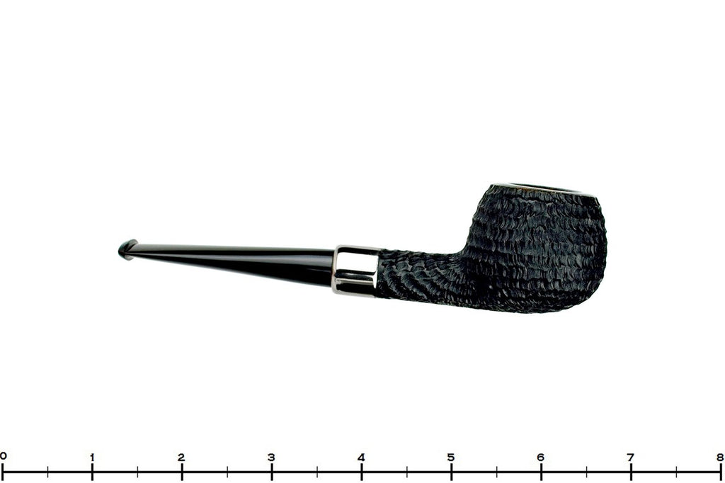 Blue Room Briars is proud to present this Brian Madsen Pipe Rusticated Apple with Nickel Silver Band