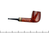 Blue Room Briars is proud to present this Jerry Crawford Pipe Smooth Billiard with Buffalo Horn