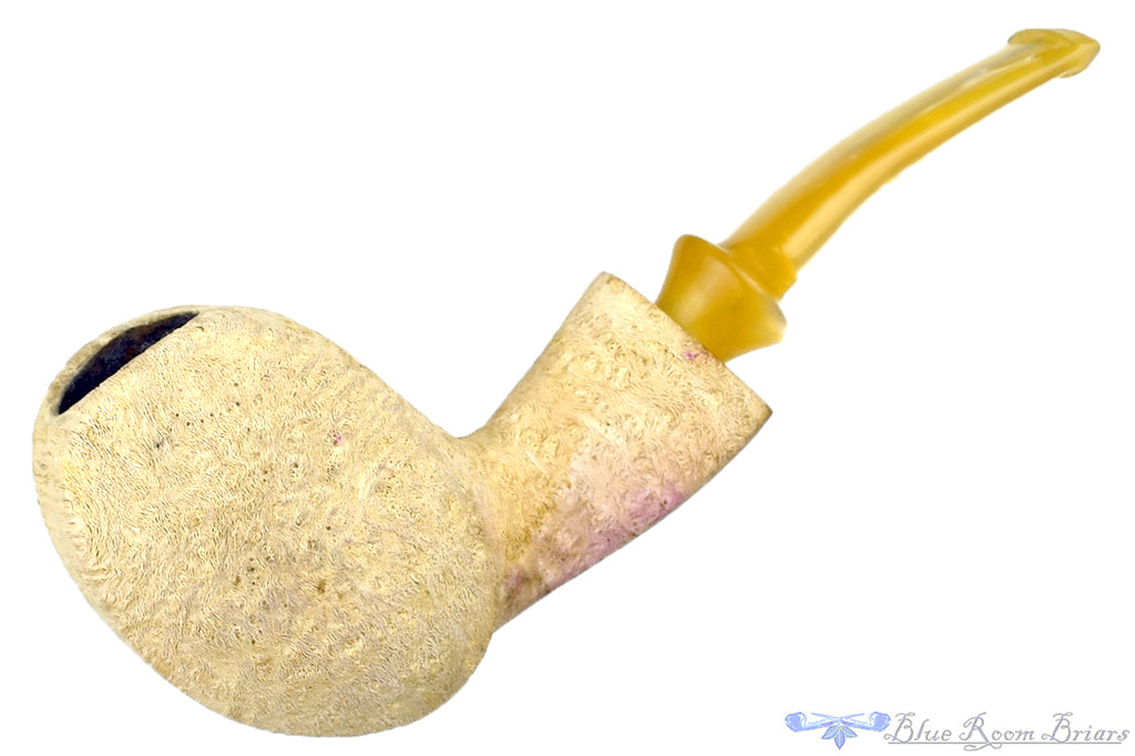 Blue Room Briars is proud to present this Ron Smith Pipe "Sylvester" Blowfish with Pale Driftwood Finish