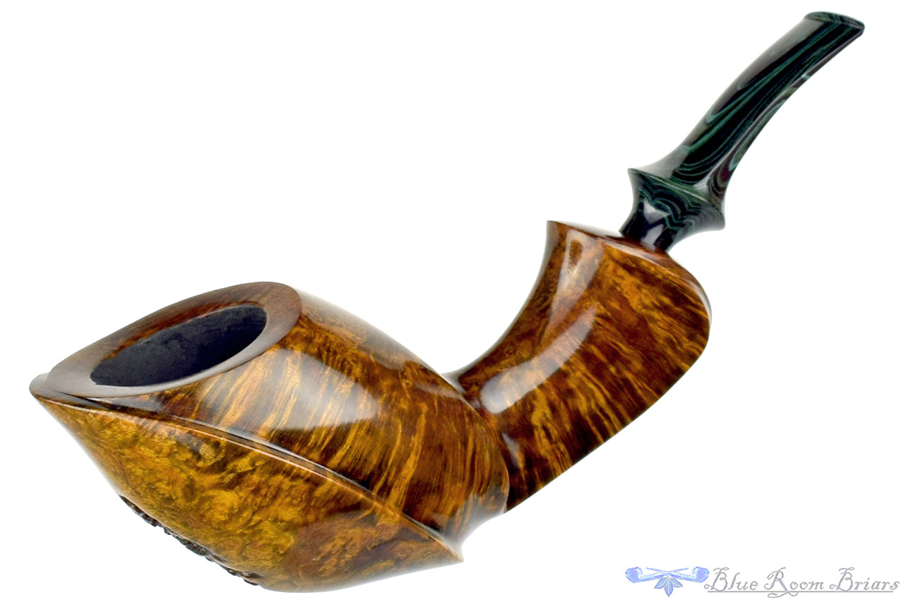 Bill Walther Pipe Turtle with Plateau and Brindle – Blue Room Briars