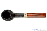 Blue Room Briars is proud to present this Jesse Jones 2021 Halloween Pipe Antique Ring Blast Tipsy Billiard with Shark Spine, Plateau, and Brindle