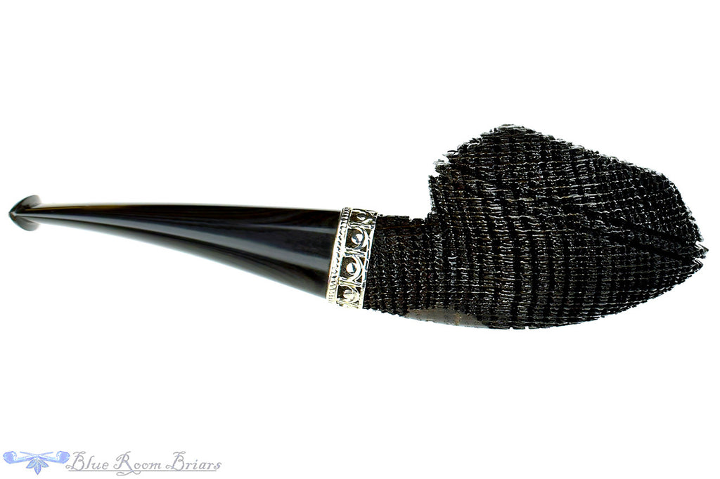 Jesse Jones Pipe Morta Rhodesian with Silver and Grey Brindle