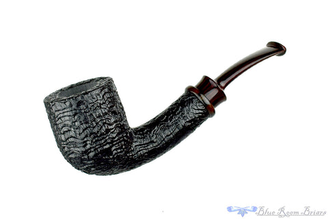 Bill Shalosky Pipe 431 1/2 Bent Pale Volcano with Fordite