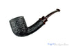 Blue Room Briars is proud to present this Bill Shalosky Pipe 568 Bent Black Blast Billiard with Cocobolo and Brindle