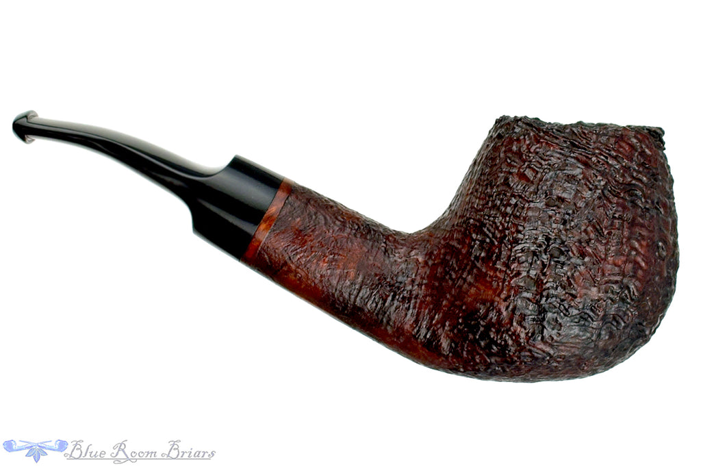 Blue Room Briars is proud to present this RC Sands Pipe 1/4 Bent Sandblast Egg