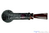 Blue Room Briars is proud to present this Bill Shalosky Pipe 568 Bent Black Blast Billiard with Cocobolo and Brindle