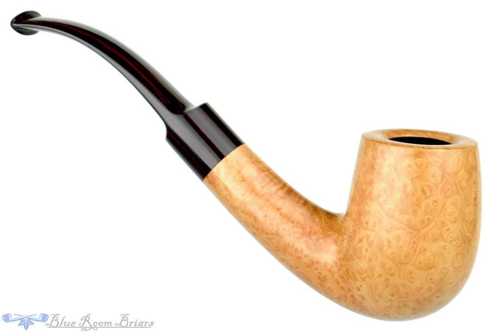 Jesse Jones Pipe 1/2 Bent Natural Pale Billiard at Blue Room Briars