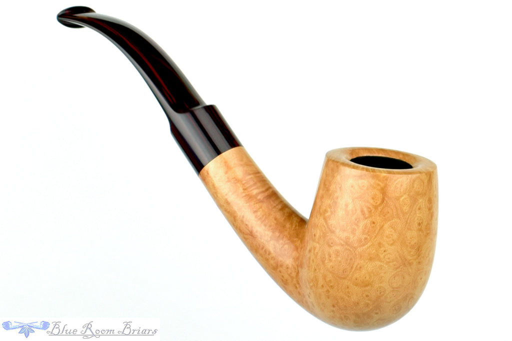 Jesse Jones Pipe 1/2 Bent Natural Pale Billiard at Blue Room Briars