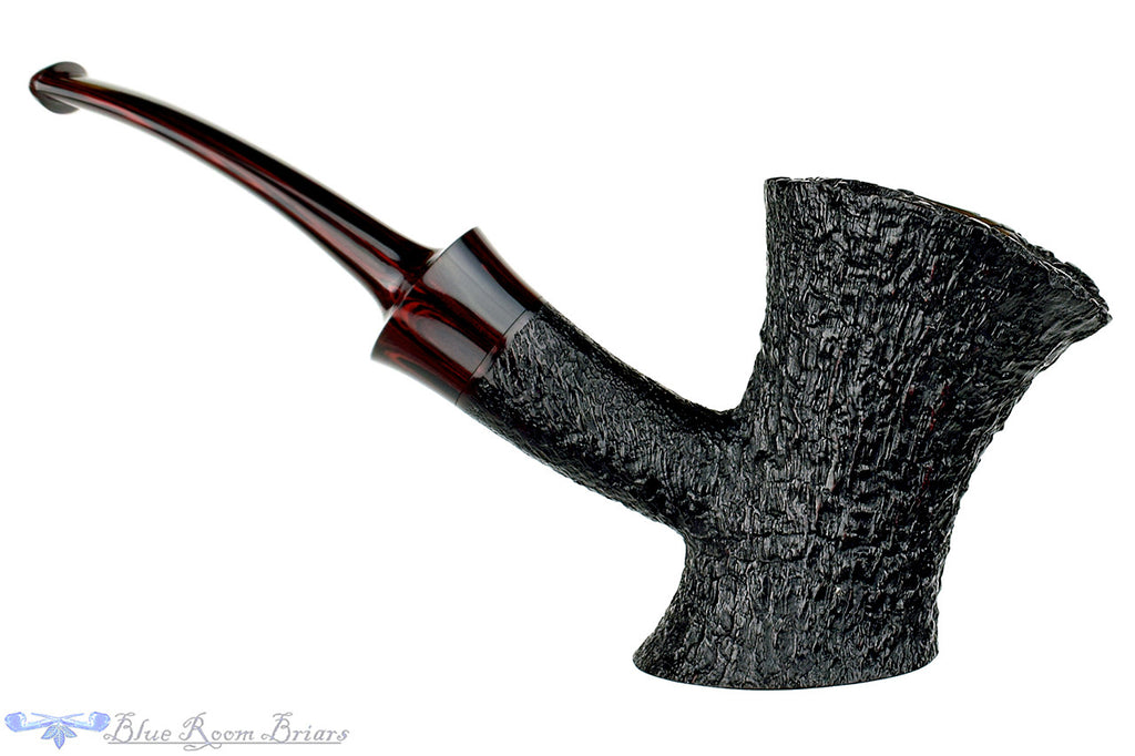 Jesse Jones Pipe Black Blast Bent Cherrywood at Blue Room Briars