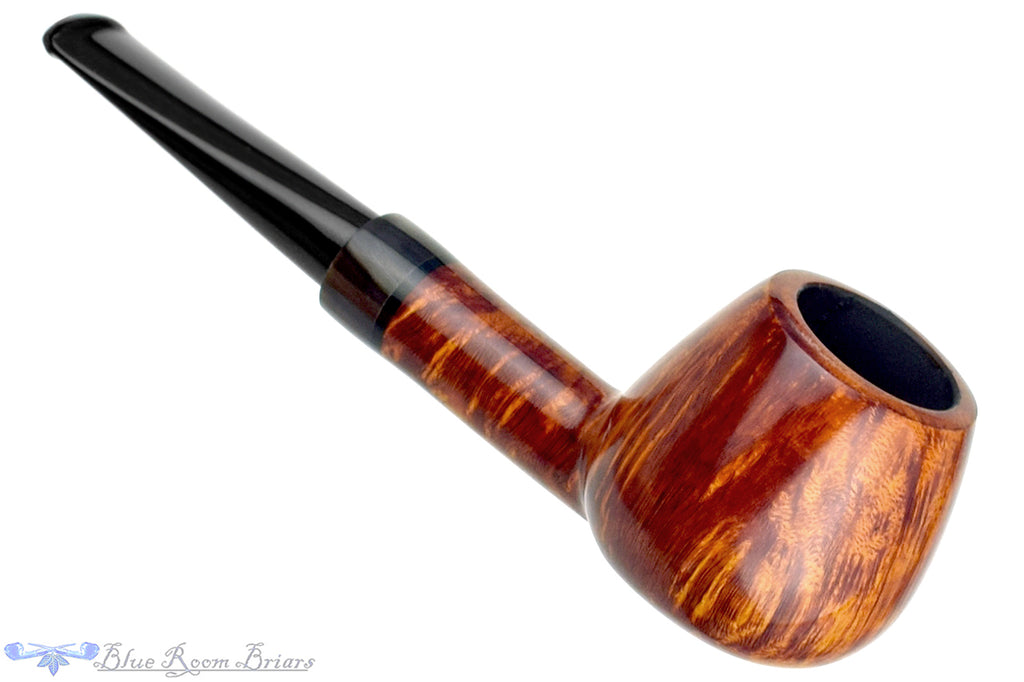 Blue Room Briars is proud to present this Erik Nielsen Pipe Grade B Brandy with Horn Ferrule