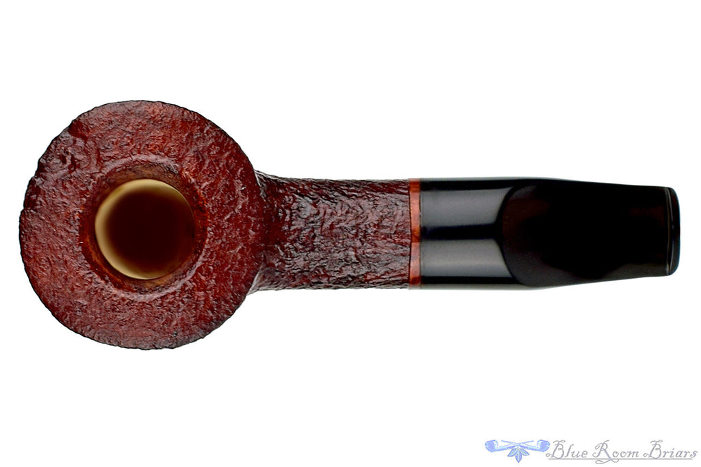 RC Sands Pipe 1/8 Bent Red Blast Dublin with Oval Shank from Blue Room Briars