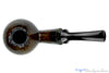 Blue Room Briars is proud to present this Marinko Neralić Pipe Bent Tomato with Carbon Fiber, Gold Flake, and Plateau