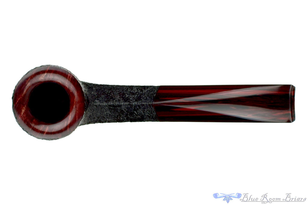 Jesse Jones Pipe 1/4 Bent Sandblast Diamond Shank Billiard