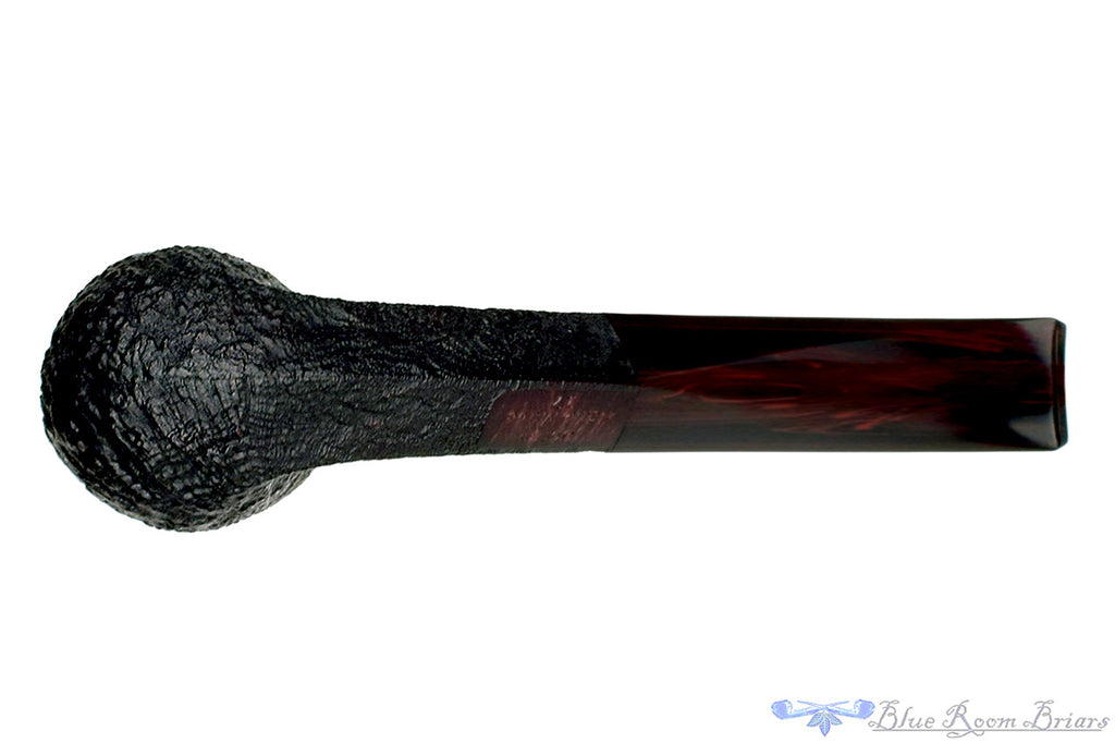 Jesse Jones Pipe 1/4 Bent Sandblast Diamond Shank Billiard