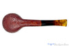 Blue Room Briars is proud to present this RC Sands Pipe Bent Sandblast Apple with Dark Amber Stem