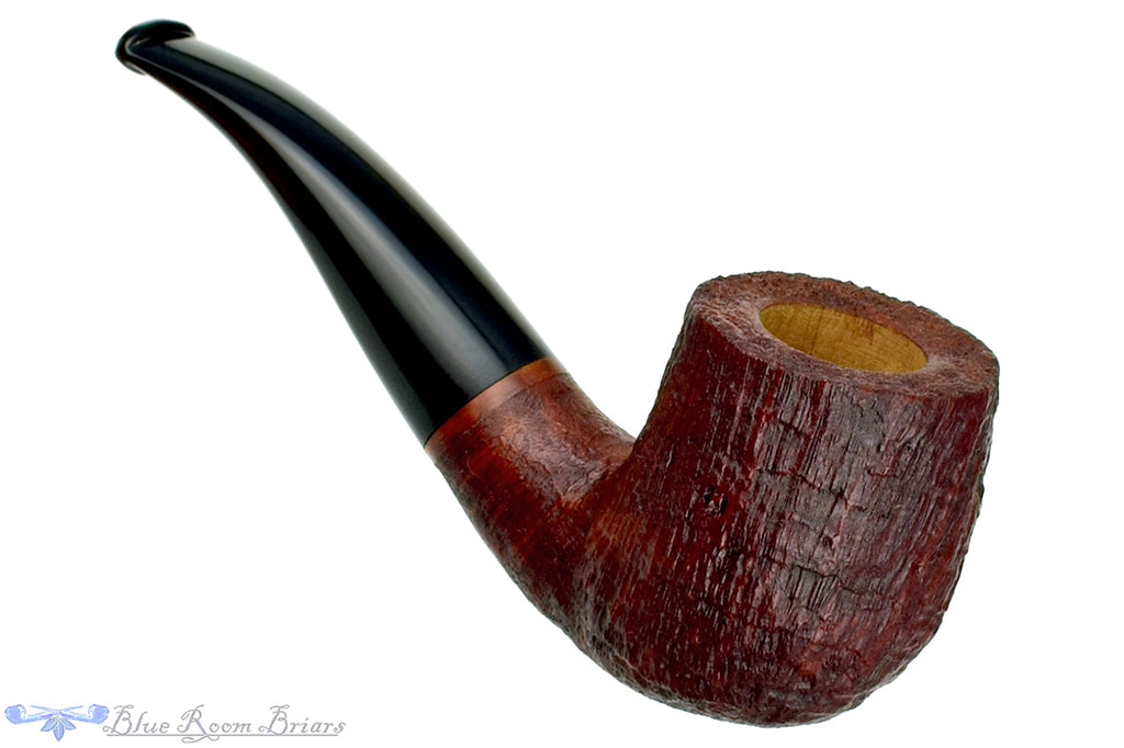 Blue Room Briars is proud to present this Colin Rigsby Pipe 1/4 Bent Sandblast Stout Billiard