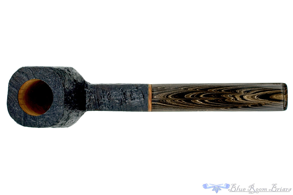Blue Room Briars is proud to present this Colin Rigsby Pipe Black Blast Four Square with Brindle