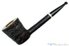 Blue Room Briars is proud to present this Colin Rigsby Pipe Black Blast Dublin Poker with Silver