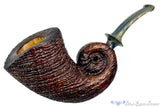 Blue Room Briars is proud to present this Bill Walther Pipe Ring Blast Nautilus with Brindle and Military Mount