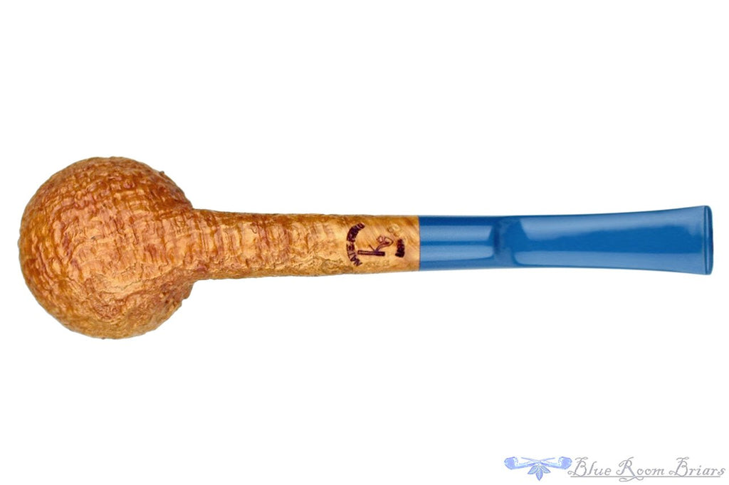 Blue Room Briars is proud to present this Nate King Pipe Natural Crosscut Sandblast Lovat