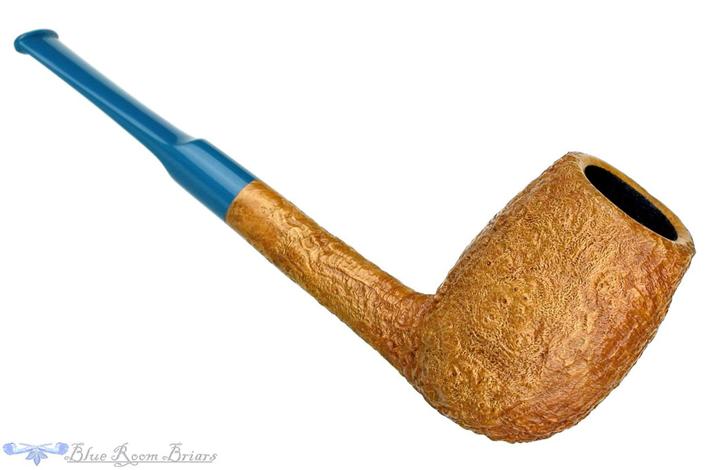 Blue Room Briars is proud to present this Nate King Pipe Natural Crosscut Sandblast Lovat