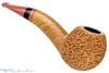 Blue Room Briars is proud to present this Dr. Bob Pipe (PPP) Partial Rusticated Hawkbill with Ebonite