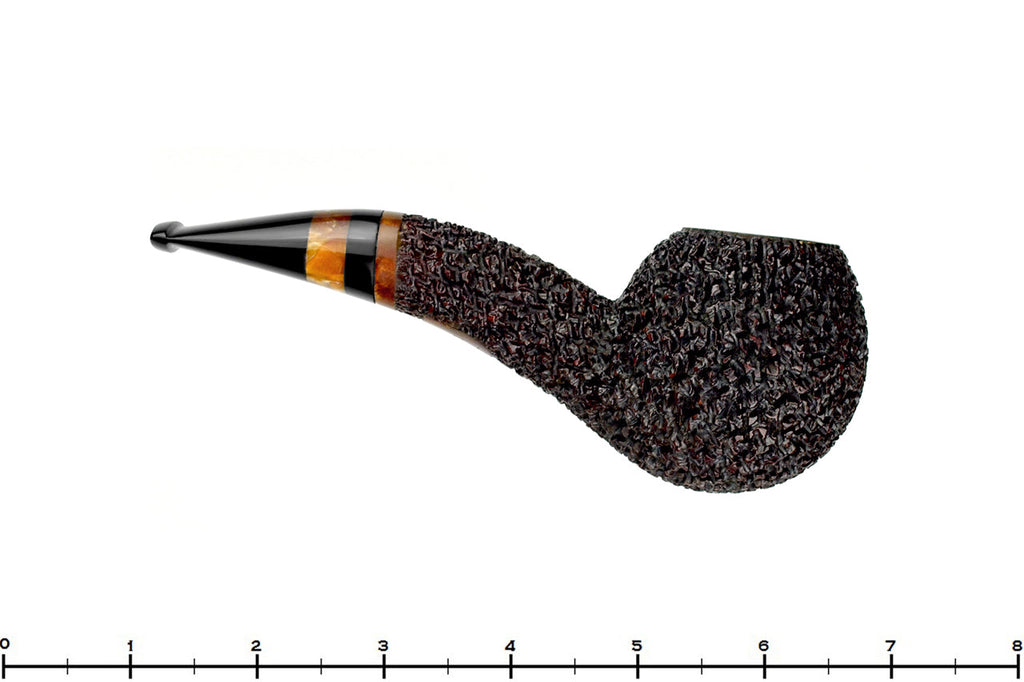 Blue Room Briars is proud to present this Dr. Bob Pipe (PPP) Rusticated Hawkbill with Acrylic
