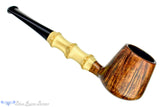 Blue Room Briars is proud to present this David S. Huber Pipe Featherweight Brandy with Bamboo