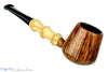 Blue Room Briars is proud to present this David S. Huber Pipe Featherweight Brandy with Bamboo