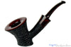 Jesse Jones Pipe Black Blast Bent Cherrywood with Smooth Rim