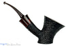 Jesse Jones Pipe Black Blast Bent Cherrywood with Smooth Rim