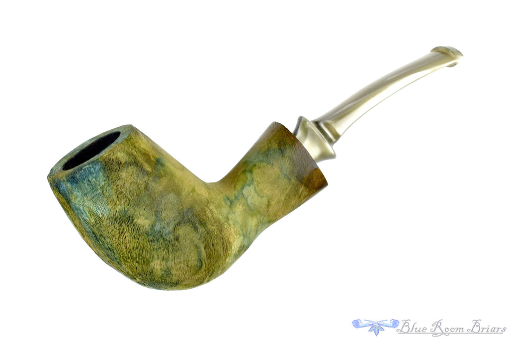 Blue Room Briars is proud to present this Ron Smith Pipe Bent Egg with Driftwood Finish