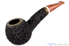 Dr. Bob Pipe (PPP) Rusticated Hawkbill with Acrylic and Brindle